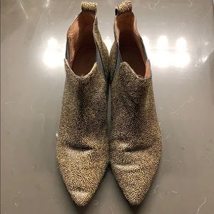 Madewell Nadine Dotted Calf-Hair Bootie sz 9.5